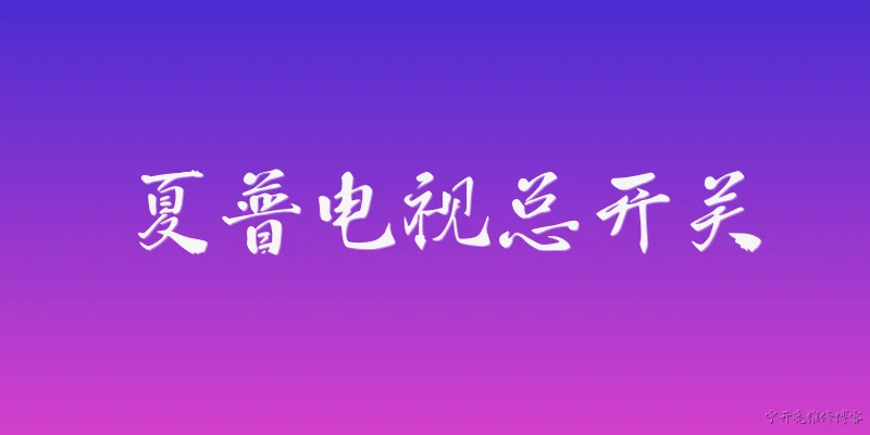 夏普电视总开关:夏普电视的总开关通常位于哪里？ - 2026最新开关问答知识盘点大全